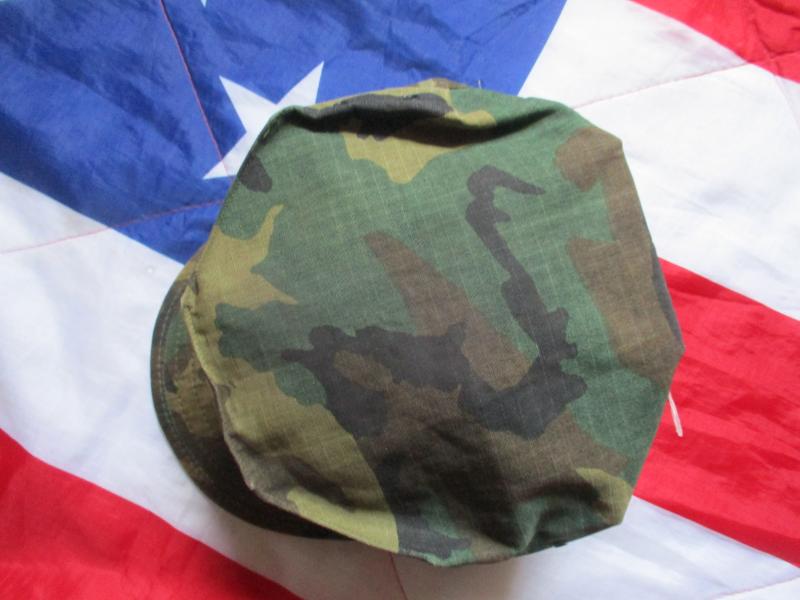 RARE GENUINE US MARINES USMC ISSUE 1979 RDF / VIETNAM WAR ERDL CAMO UTILITY CAP