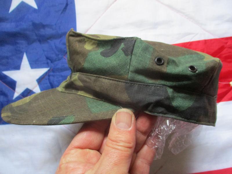 RARE GENUINE US MARINES USMC ISSUE 1979 RDF / VIETNAM WAR ERDL CAMO UTILITY CAP