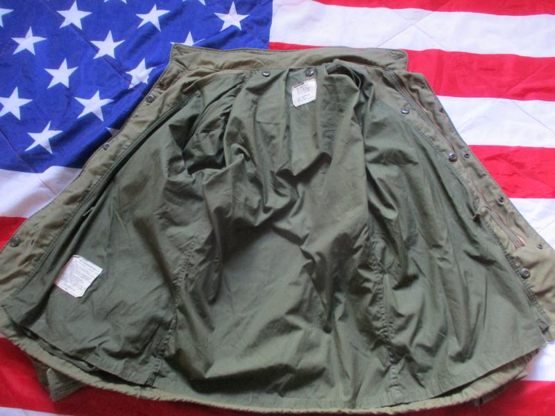 1972 ALPHA INDUSTRIES US ARMY ISSUE VIETNAM WAR OG 107 M65 COAT COMBAT jacket MS
