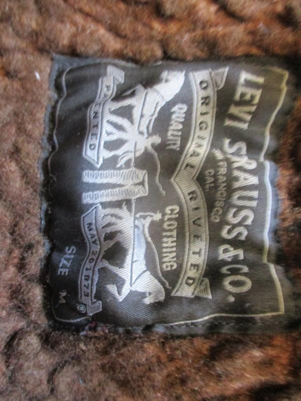 rare Vintage Fashion LEVIS ww2 US NAVY N1 N3 wool Sherpa DECK JACKET COAT medium