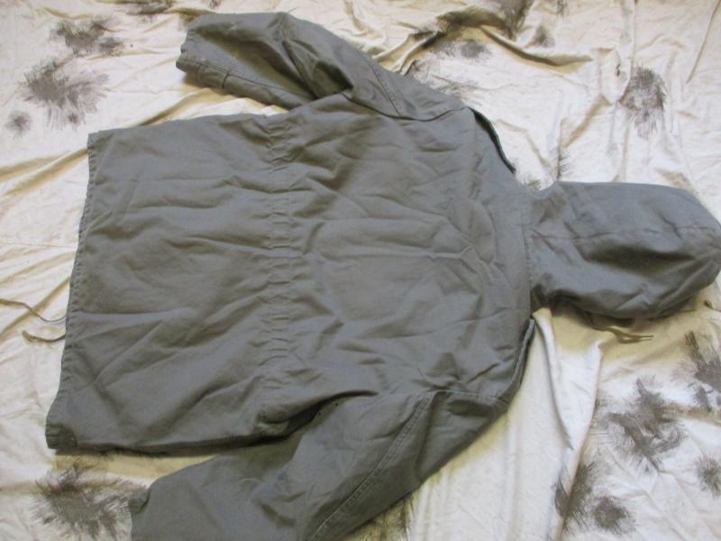 VINTAGE 1984 GERMAN ARMY bw moleskin grey WINTER PARKA JACKET COAT medium