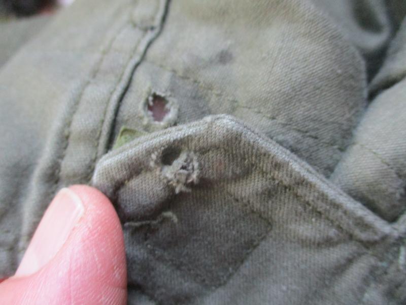 GENUINE 1987 US ARMY ISSUE usa M65 COAT COMBAT jacket VIETNAM WAR GREEN LARGE LONG / XL