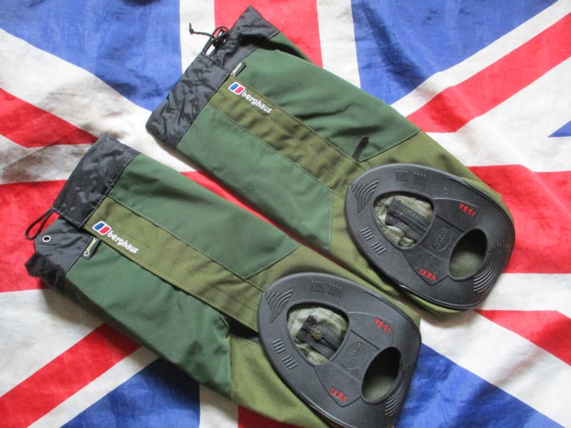 BERGHAUS YETI wilderness attack GORETEX WATERPROOF MOUNTAIN boot GAITERS large