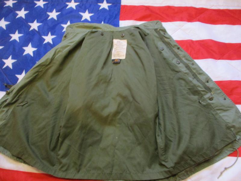 GENUINE alpha industries USA US ARMY M65 COAT COMBAT jacket VIETNAM WAR OG GREEN