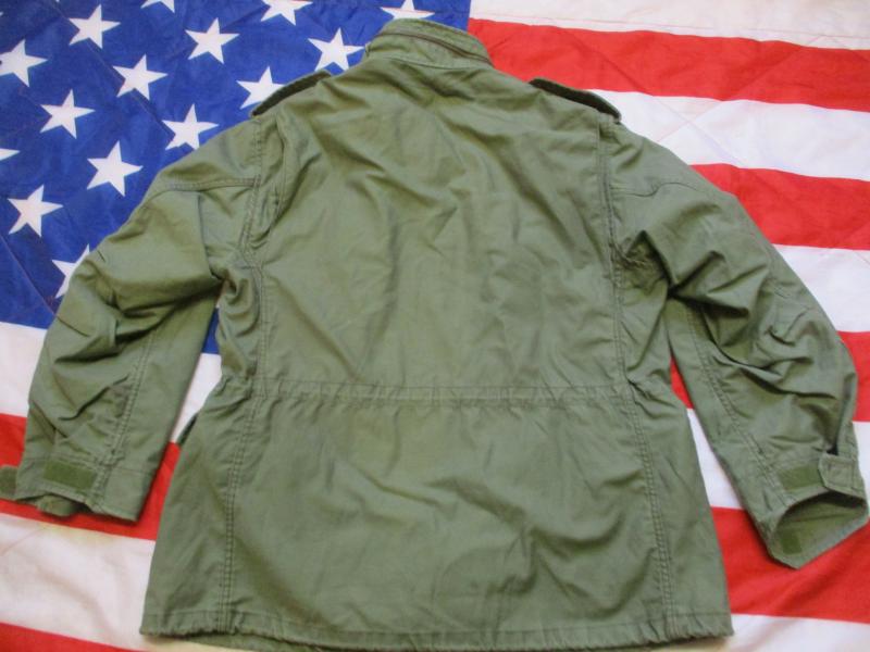 GENUINE alpha industries USA US ARMY M65 COAT COMBAT jacket VIETNAM WAR OG GREEN