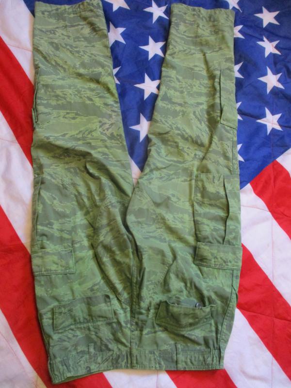 US AIR FORCE USAF issue ABU TIGER STRIPE DYED JUNGLE GREEN combat TROUSERS PANTS