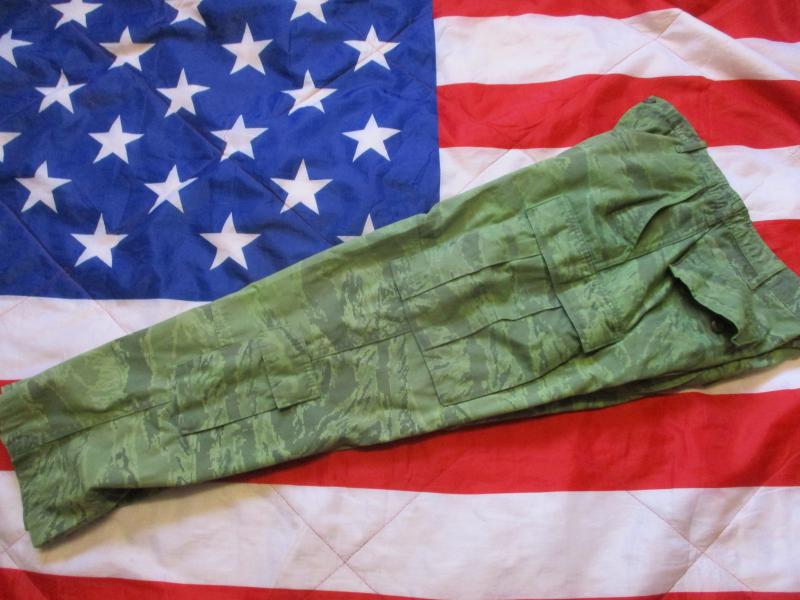 US AIR FORCE USAF issue ABU TIGER STRIPE DYED JUNGLE GREEN combat TROUSERS PANTS
