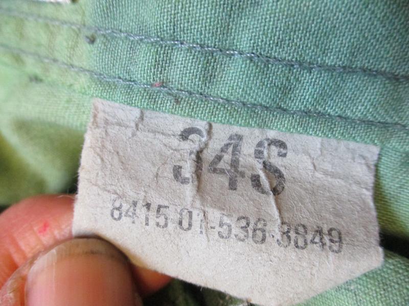 US AIR FORCE USAF issue ABU TIGER STRIPE DYED JUNGLE GREEN combat TROUSERS PANTS