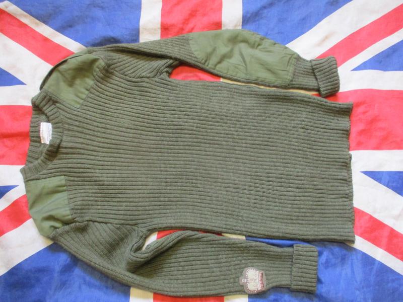 GENUINE BRITISH ARMY COMMANDO issue JUMPER PULLOVER JERSEY 106CM large CSM WO2