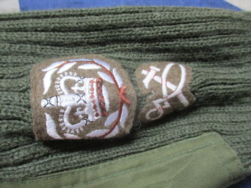 GENUINE BRITISH ARMY / COMMANDO issue WOOL JUMPER PULLOVER JERSEY 112CM xl RQMS / WO2 REME