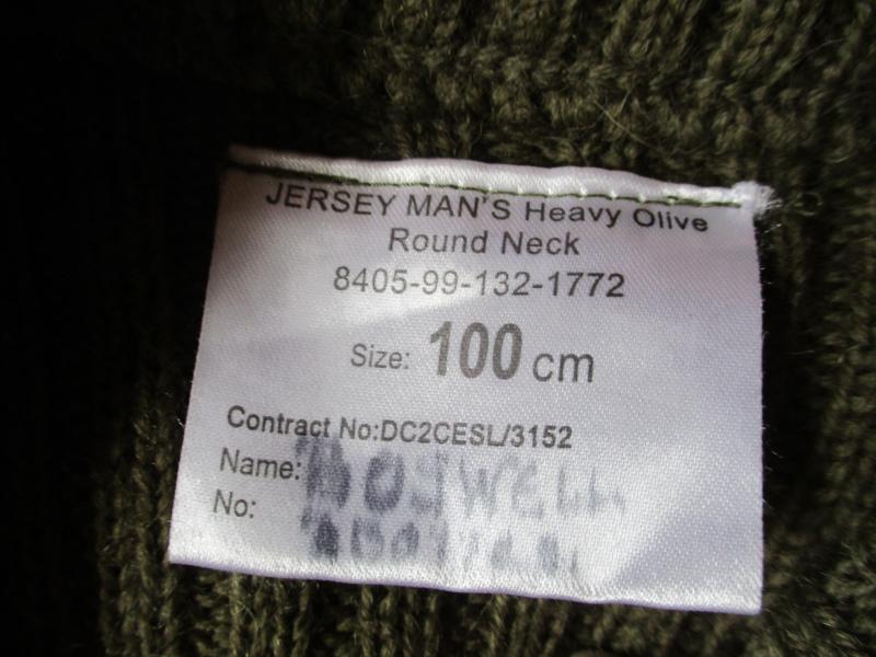 GENUINE BRITISH ARMY / COMMANDO issue WOOL JUMPER PULLOVER JERSEY 100CM large