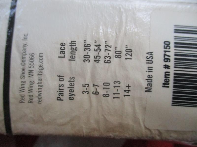 GENUINE RED WING SHOES BOOT BOOTS 122CM 48