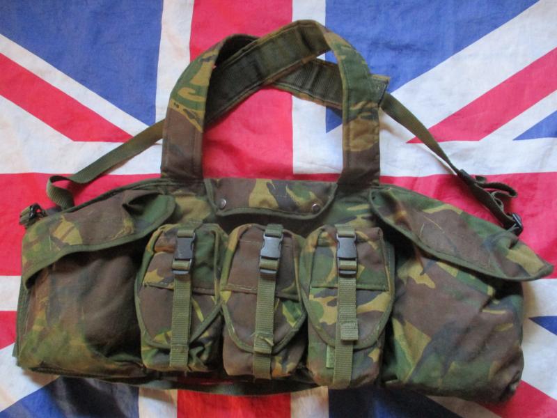 ORIGINAL old skool ARKTIS dpm camo CHEST RIG WEBBING 42 COMMANDO MODEL
