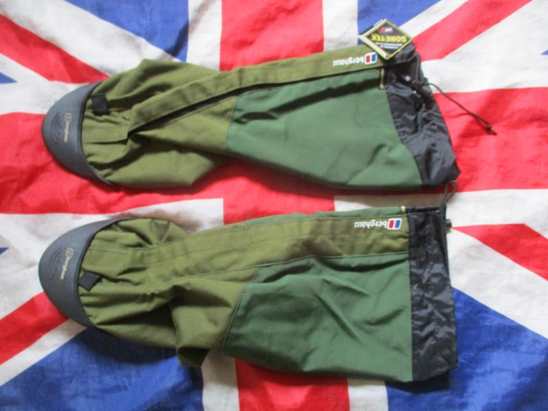 BERGHAUS YETI wilderness attack GORETEX WATERPROOF MOUNTAIN boot GAITERS large NEW