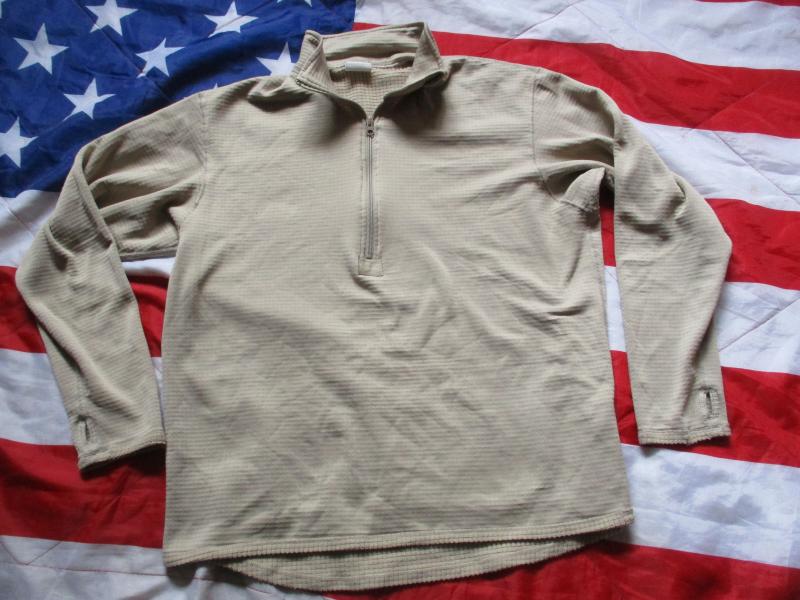 Genuine US USA ACU ISSUE gen III MICRO waffle grid FLEECE MID LAYER TOP SHIRT XL