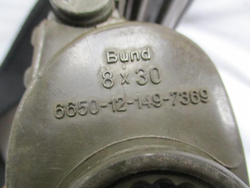STEINER German army bund ISSUE 8x30 rubber armoured BINOCULARS with graticules
