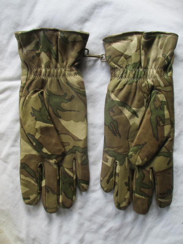 BRITISH ARMY ISSUE mtp camo LEATHER cold weather combat COMBAT GLOVES Size 10 large NEW