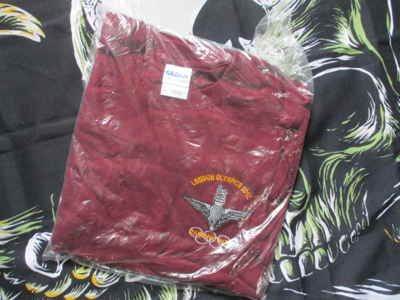 PARACHUTE REGIMENT OP OLYMICS 2012 cassino company AIRBORNE PARA paratrooper T shirt XL new