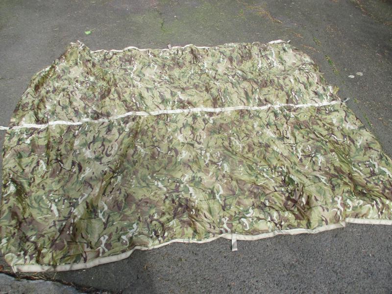 GENUINE BRITISH ISSUE mtp multicam BASHA SHELTER SHEET TENT WATERPROOF TARP +BAG