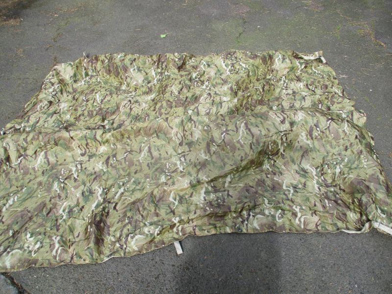 GENUINE BRITISH ISSUE mtp multicam BASHA SHELTER SHEET TENT WATERPROOF TARP +BAG