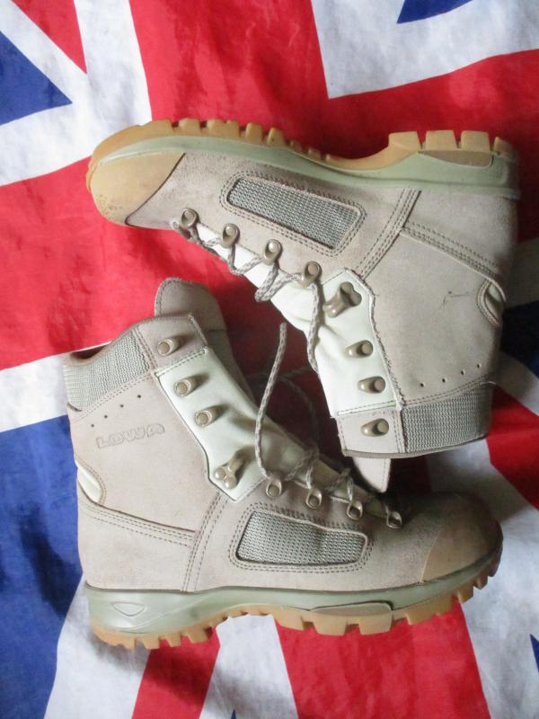 GENUINE BRITISH ARMY Afghanistan ISSUE DESERT elite COMBAT BOOTS UK 10.5 m NOT WORN