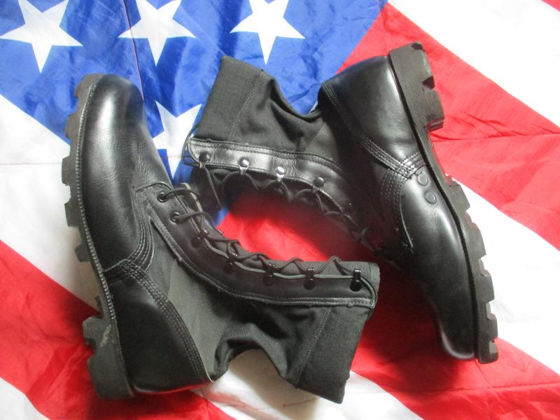 GENUINE usARMY ISSUE 1990 2nd pattern JUNGLE COMBAT black BOOTS usa 10.5uk 10 xw