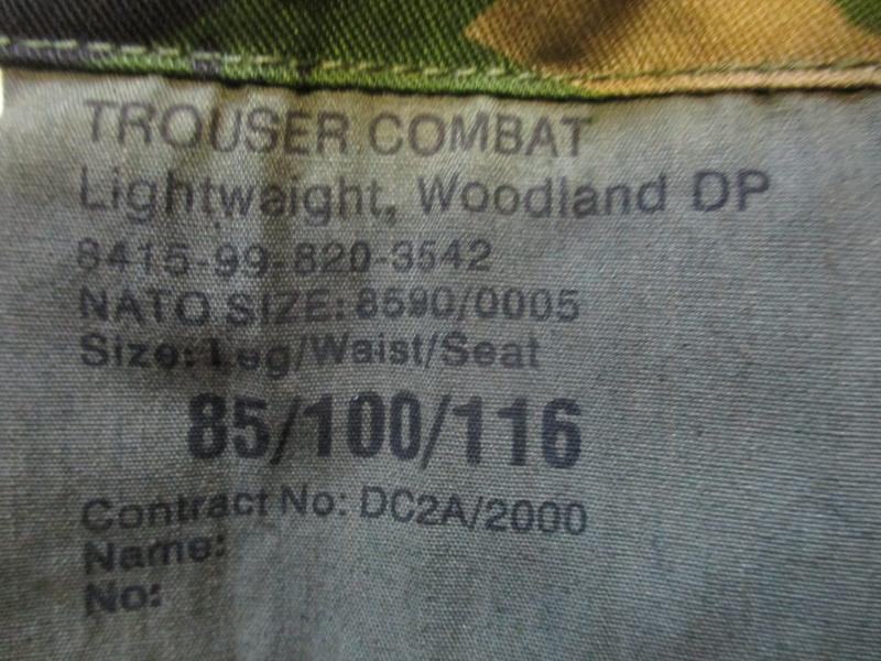 BRITISH ARMY issue dpm combat soldier 95 CARGO TROUSERS PANTS 36-38
