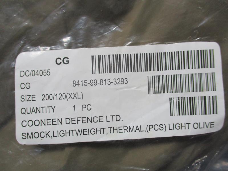 BRITISH ARMY issue THERMAL micro FLEECE teklite SHIRT BUFFALO 200/120 XXL new