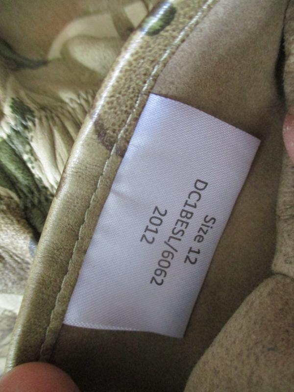 UK ISSUE mtp multicam LEATHER SNIPER shooting DESERT COMBAT GLOVES 12 XL new