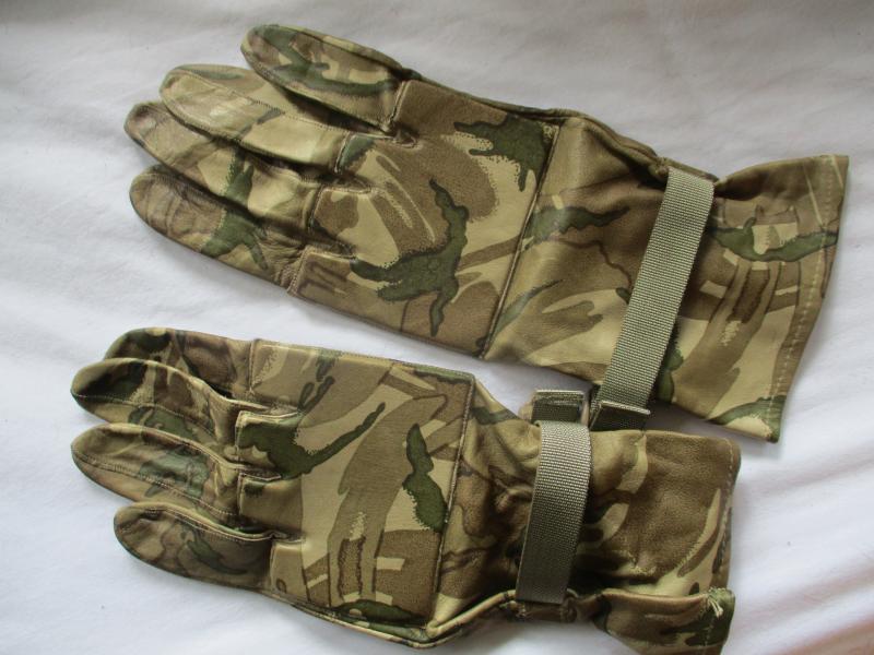 UK ISSUE mtp multicam LEATHER SNIPER shooting DESERT COMBAT GLOVES 12 XL new