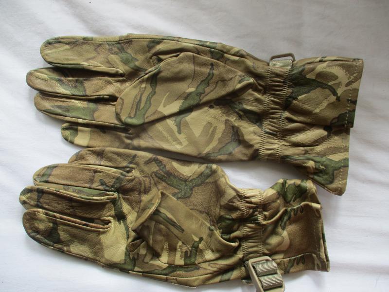 UK ISSUE mtp multicam LEATHER SNIPER shooting DESERT COMBAT GLOVES 12 XL new