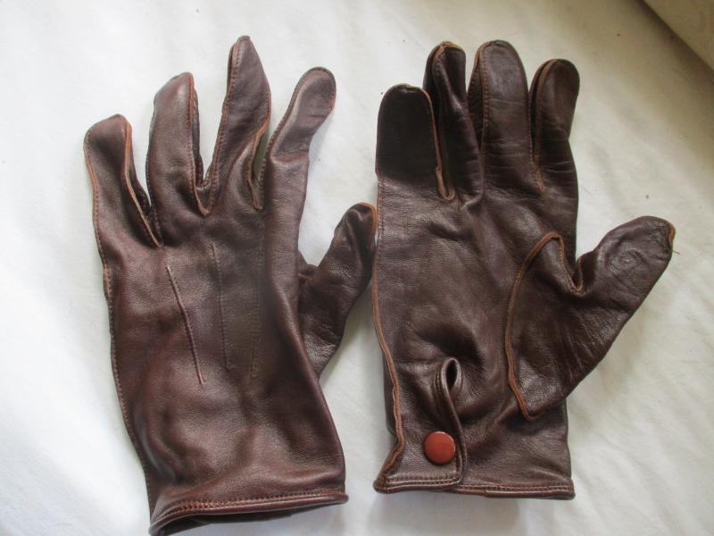 BRITISH ARMY OFFICERS ISSUE soft brown LEATHER no2 dress fad GLOVES 9.5 Medium