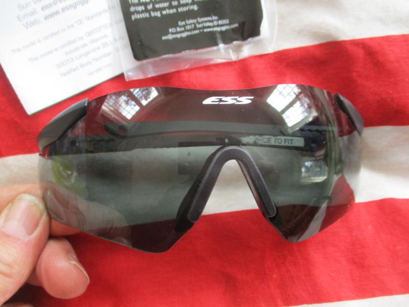 GENUINE USA ESS ICE balistic Combat SUNGLASSES SUN GLASSES black NEW