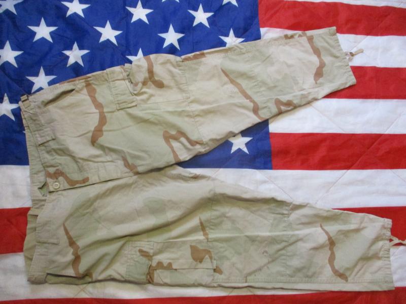 US ARMY USA us AMERICAN tri desert CAMO BDU combat PANTS TROUSERS teesar XL R