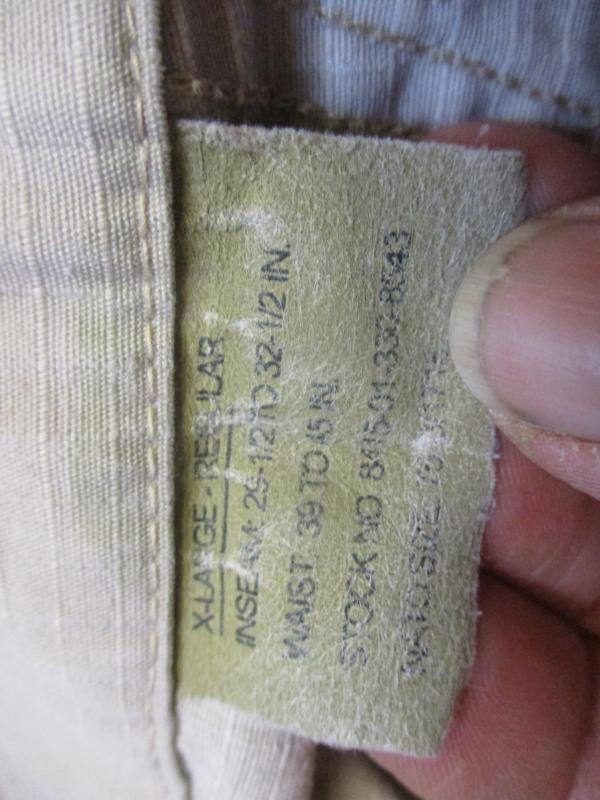 US ARMY USA us AMERICAN tri desert CAMO BDU combat PANTS TROUSERS teesar XL R