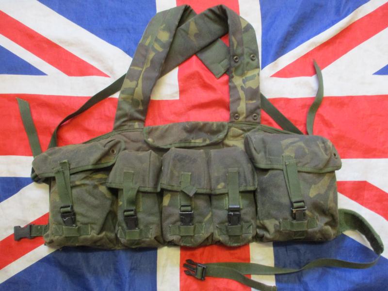 BRITISH ARMY ISSUE NI northern Ireland plce CHEST rig WEBBING dpm CAMO