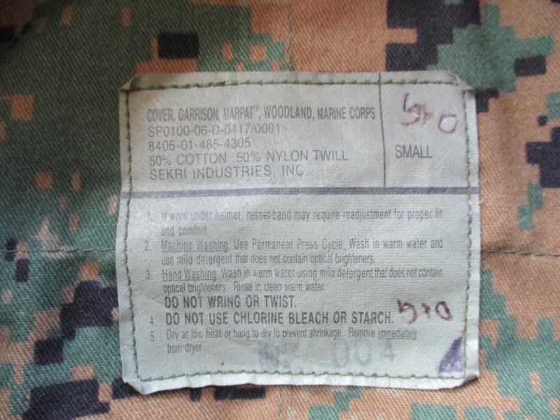 Genuine issue US MARINES USMC WOODLAND MARPAT marine MCCUU sekri COVER CAP HAT