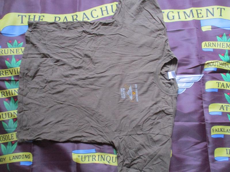 PARACHUTE REGIMENT 25th Anniversary Falklands War 1982-2007 PARA OG T shirt XL