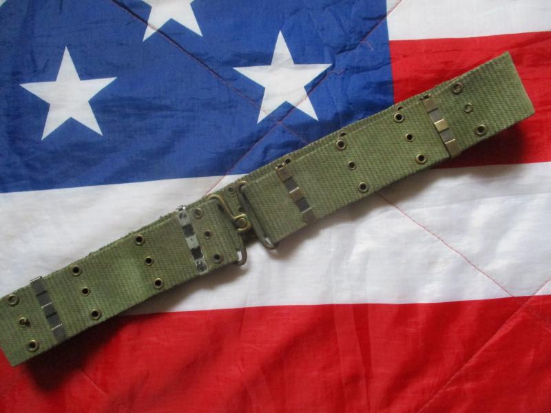 US ARMY / USMC issue VIETNAM WAR M56 M 1956 WEBBING BELT  L - XL