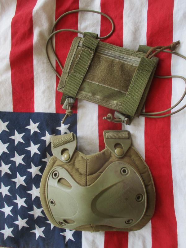 TAG tactical assault gear USA COMMANDERS WRIST MAP & CARD HOLDER+ HATCH KNEE PAD