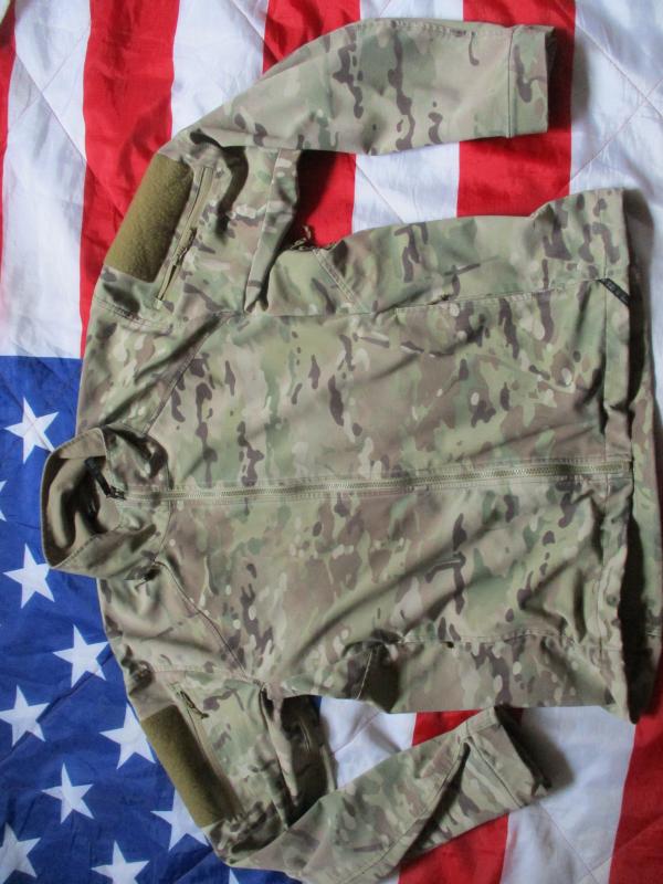 REAL genuine CRYE PRECISION USA multicam FIELDSHELL 2 SOFTSHELL JACKET large