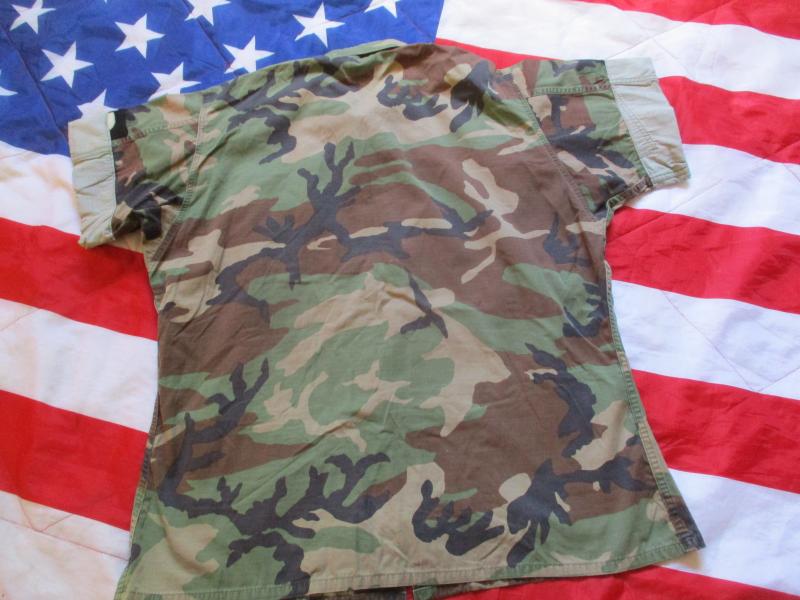 US AIR FORCE MP ISSUE USA M81 WOODLAND camo camouflage BDU CARGO JACKET coat XXL