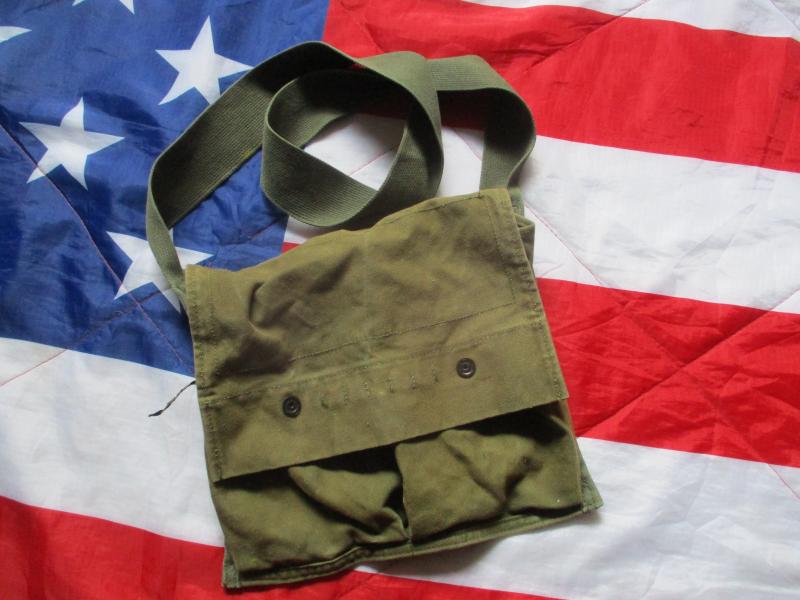 GENUINE ISSUE US ARMY / USMC Vietnam War M18A1 CLAYMORE BAG SATCHEL