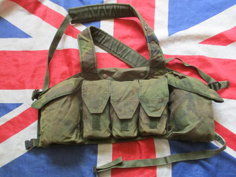 ORIGINAL old skool 80'S ARKTIS dpm camo CHEST RIG WEBBING 42 COMMANDO MODEL