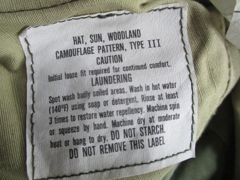 GENUINE USA US AMERICAN USMC ISSUE 1988 m81 woodland camo BDU BOONIE JUNGLE HAT S - M
