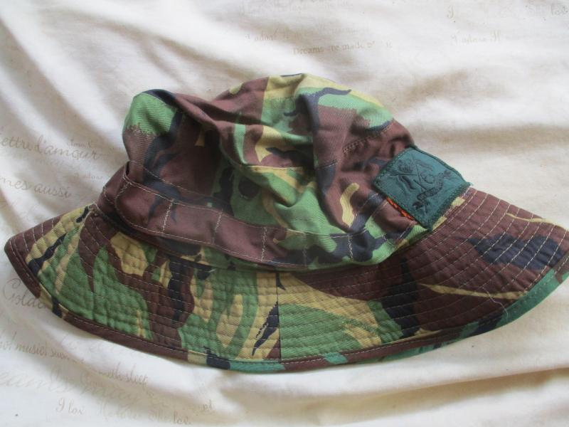 BRITISH ARMY Falklands war era 68 pat jungle BUSH BOONIE HAT 70's dpm SIZE 7 3/8