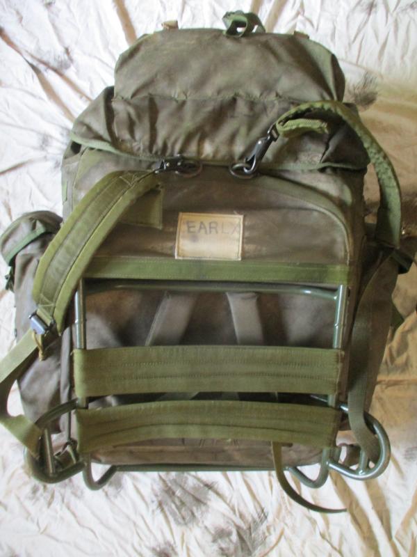 1987 dated SAS PARA Issue bergen AIRBORNE PARATROOPER RUCKSACK modified
