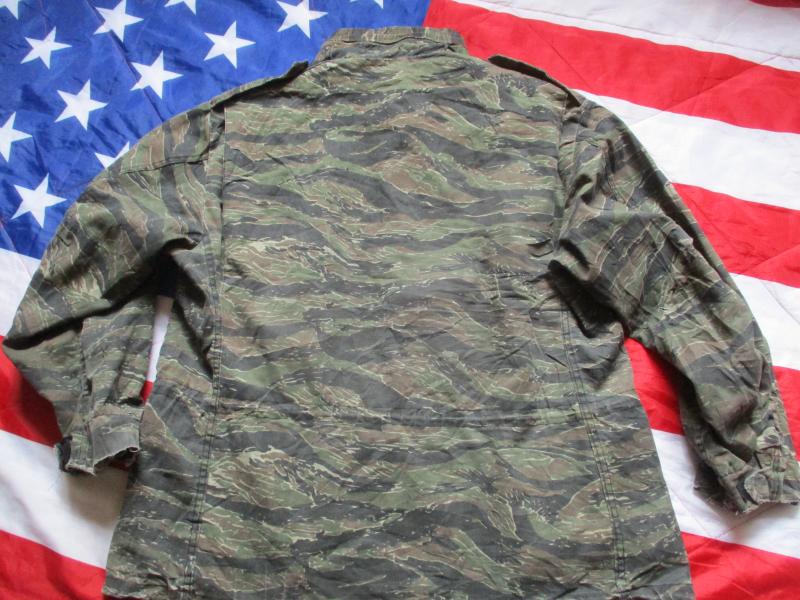 rare USA made US ARMY M65 COAT COMBAT jacket VIETNAM WAR TIGER STRIPE camo XL