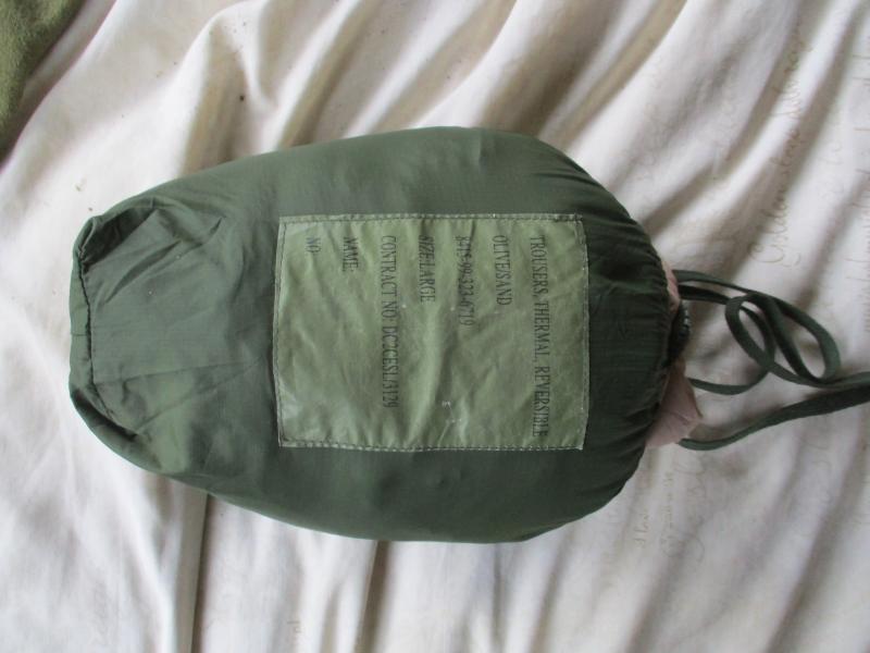 BRITISH ARMY issue softy PERTEX ARCTIC THERMAL desert od TROUSERS PANTS Large