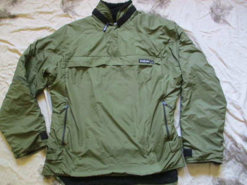 GENUINE BUFFALO ORIGINAL PERTEX & FLEECE PILE MOUNTAIN SHIRT 46 XL og green